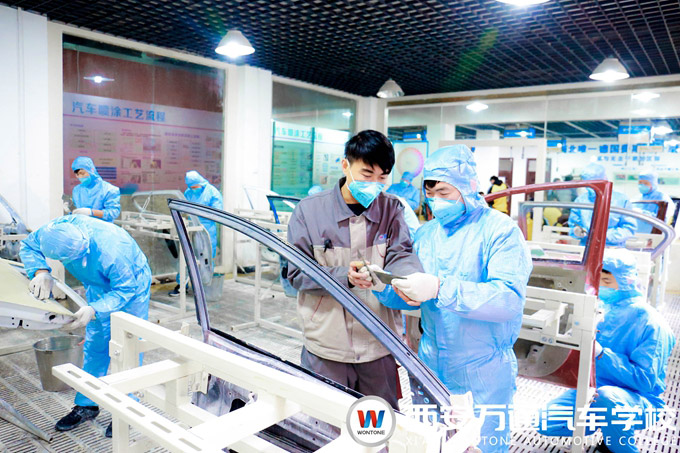 西安萬通汽車美容實(shí)訓(xùn)課堂