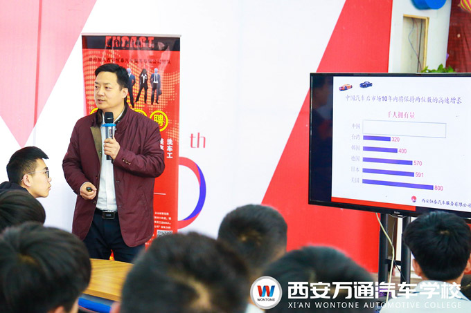 西安萬通汽車學校企業宣講會